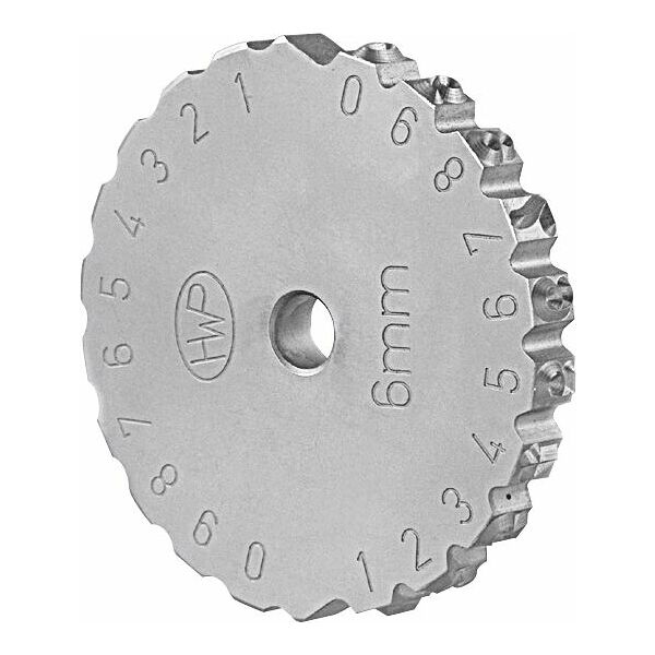 Punch wheel 0 - 9 2 mm
