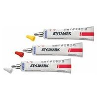 Pack of multi-purpose tube markers, white, red, yellow 3 pieces
