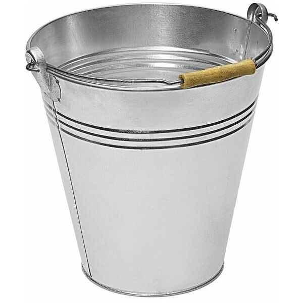 Kovový kbelík, pozinkovaný  10 l
