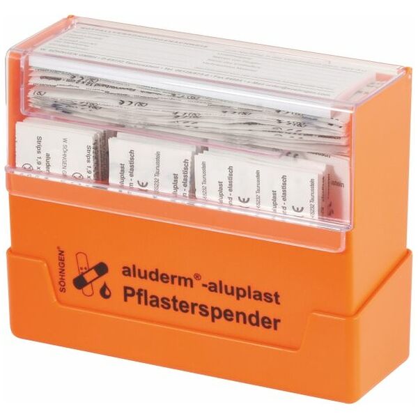 aluderm®-aluplast plaster dispenser, filled, 115 plasters