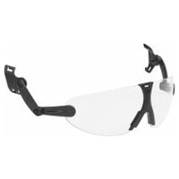 Safety glasses with helmet attachment V9C