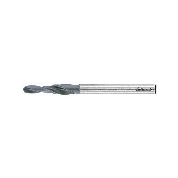 Solid carbide stub stepped drill 90° TiAlN