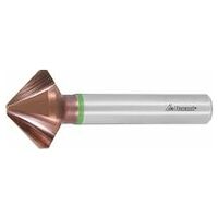 Precision countersink with unequal spacing 90° TiAlN