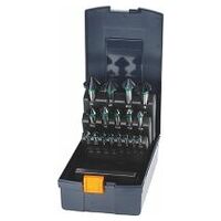 Countersink set No. 150170 in a case 90° 17