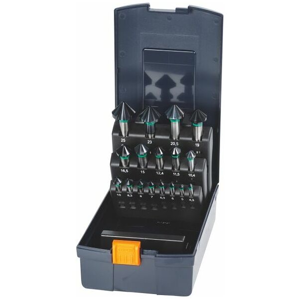 Countersink set No. 150170 in a case 90° 17
