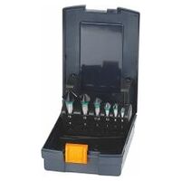 Countersink set No. 150170 in a case 90° TiAlN