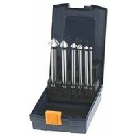 Countersink set, long No. 150371 in a case 90° 6