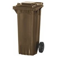 Contenedor de basura  marrón