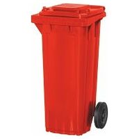 Contenedor de basura  rojo