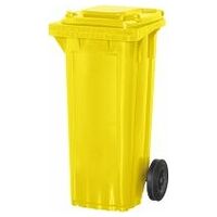 Contenedor de basura  amarillo
