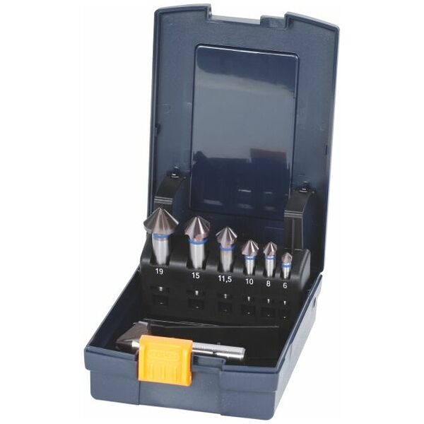 Countersink set No. 150379 in a case 90° 7
