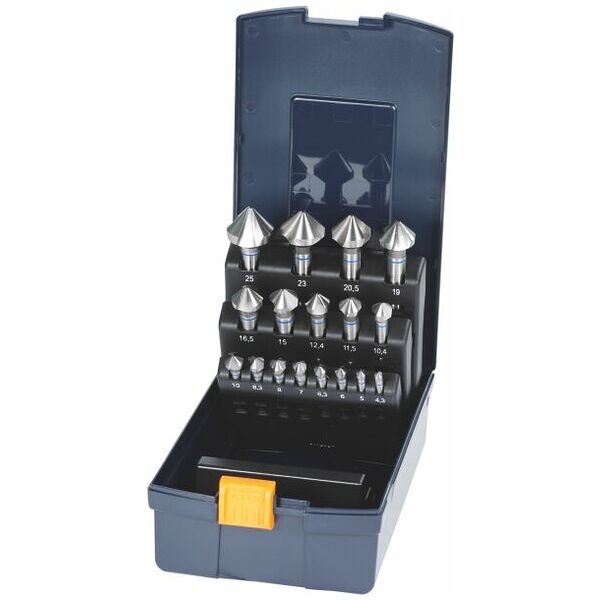 Countersink set No. 150378 in a case 90° 17