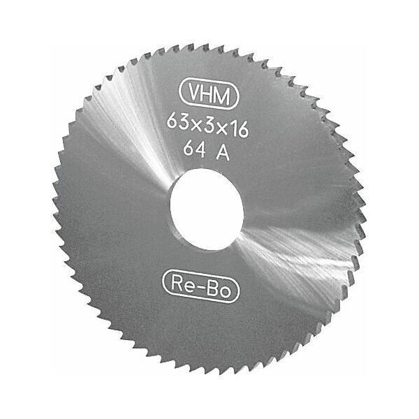 Solid carbide circular saw blade DIN 1837 A fine uncoated