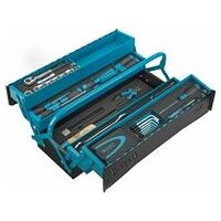 Metal tool box ∙ with assortment 0,5 x 2,8 – 1,2 x 6,5 ∙ 2 – 22 ∙ PH1 – PH3 ∙ PZ1 – PZ3 ∙ T10 – T40