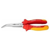 Snipe nose pliers ∙ with protective insulation Curved design (45°)