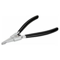 Circlip pliers For outside lockrings Jaws bent 90°, tips chequered