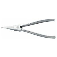 Circlip pliers For outside lockrings Jaws bent 10°, tips chequered