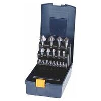 Countersink set No. 150379 in a case 90° 17