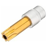 Nockenwellen-Versteller Schraubendreher-Einsatz ∙ mit Bohrung ∙ 1/2 Zoll (12,5 mm) Vierkant hohl ∙ Tamper Resistant TORX® Profil ∙ SW T100H