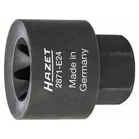 Brake calliper TORX® socket E24 Outside TORX® profile Outside hexagon 22 mm