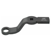 Box-end wrench - striking face pattern ∙ 12-point ∙ with 2 striking faces 24 mm Outside 12-point profile Square, hollow 12.5 mm (1/2 inch)