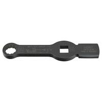 Box-end wrench - striking face pattern ∙ 12-point ∙ with 2 striking faces 24 mm Outside 12-point profile Square, hollow 20 mm (3/4 inch)