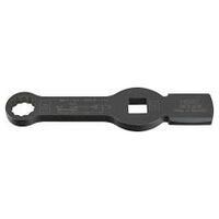 Box-end wrench - striking face pattern ∙ 12-point ∙ with 2 striking faces 26 mm Outside 12-point profile Square, hollow 20 mm (3/4 inch)