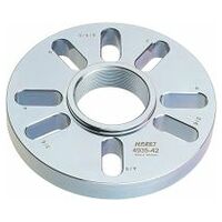 Bolt circle plate ⌀ 160 mm ∙ for bolt circles ⌀ 90 to 130 mm