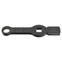 Box-end wrench - striking face pattern ∙ 12-point ∙ with 2 striking faces 19 mm Outside 12-point profile Square, hollow 20 mm (3/4 inch)