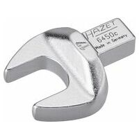 Insert open-end wrench 17 mm Outside hexagon profile Insert square 9 x 12 mm