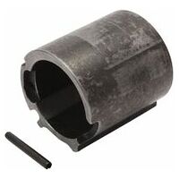 Hollow piston cylinder