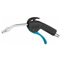 Air blow gun ∙ 100 mm ∙ with Venturi nozzle and bent pipe