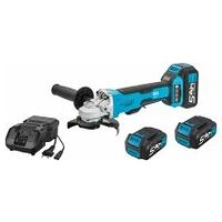 Cordless right-angle grinder
