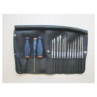 Rollbag with screwdriver set 16 pieces