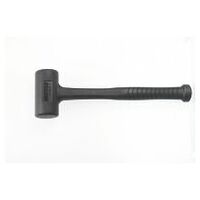 Dead-blow soft-faced hammer, plastic coated