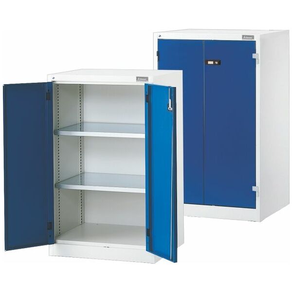 Modular cabinet with Plain sheet metal swing doors