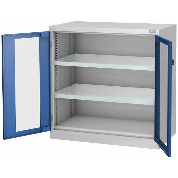 Modular cabinet with Viewing window sliding doors