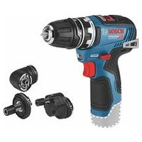 Cordless drill/driver with exchangeable drill chuck