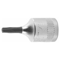 Screwdriver socket, for Torx® , 1/4 inch short