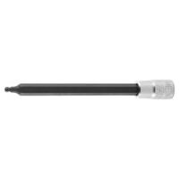 Screwdriver socket, hexagon, 1/4 inch, with ball point long 3 mm
