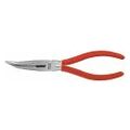 Snipe nose pliers, angled, bright finished  160 mm