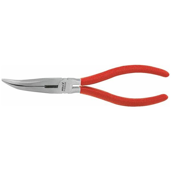 Snipe nose pliers, angled, bright finished  160 mm