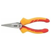 Snipe-nose pliers, straight VDE insulated