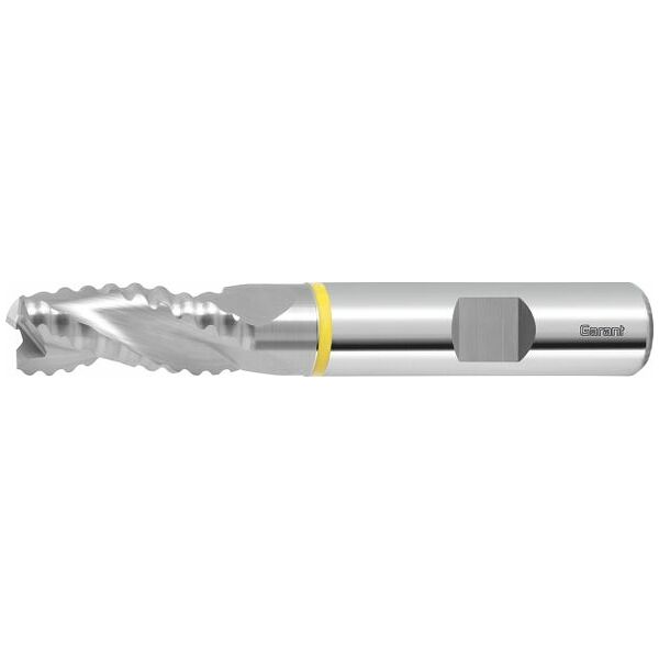 Solid carbide roughing slot drill with internal coolant supply  uncoated