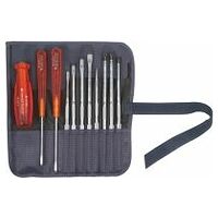 Assembly screwdriver set with “multicraft” power grip  11