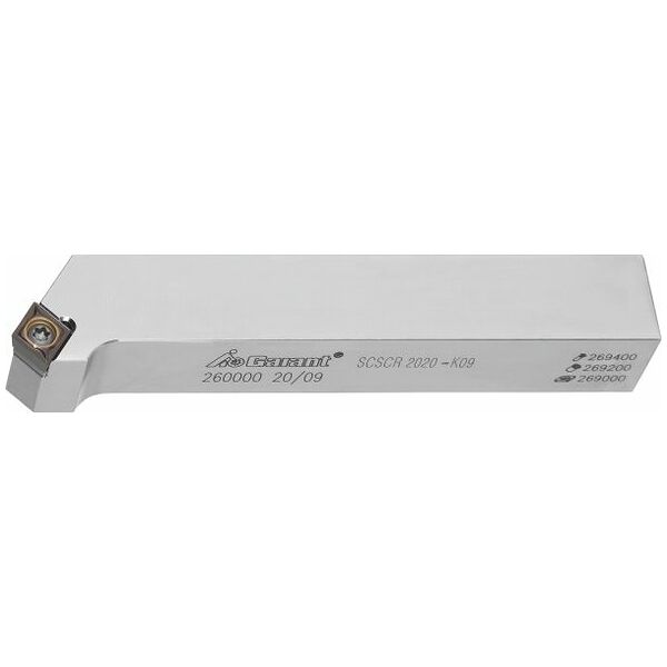 GARANT Klemmdrehhalter SCSCR 45°, für Wendeschneidplatten CC.., rechts, Schaft- / Plattengröße 20/09 mm