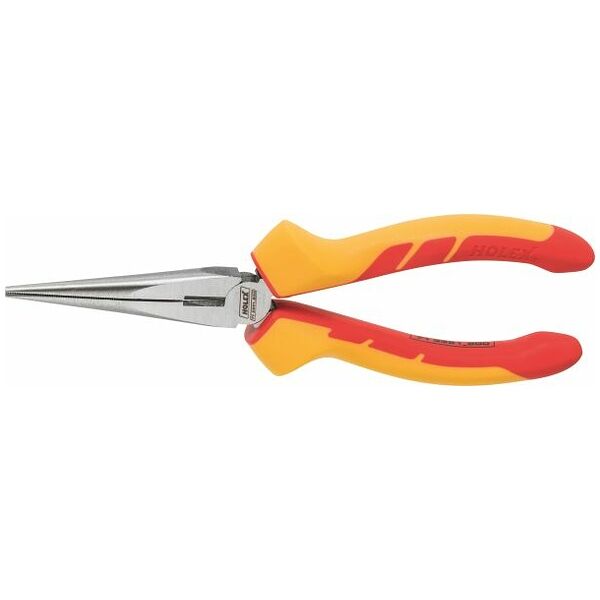 Snipe-nose pliers, straight VDE insulated 200 mm