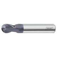Solid carbide ball nose slot drill  TiAlN