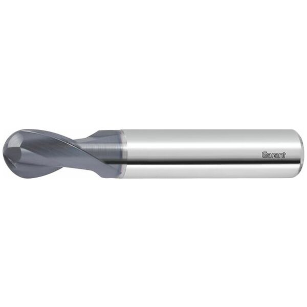Solid carbide ball nose slot drill  TiAlN