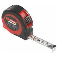 Tape measure with mm/inch graduations